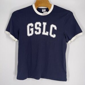 NWoT Gymshark GSLC Ringer T-Shirt - Heavy Blue | Gymshark 2XL